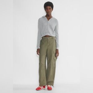 Aritzia TNA Waffle Zip Hoodie